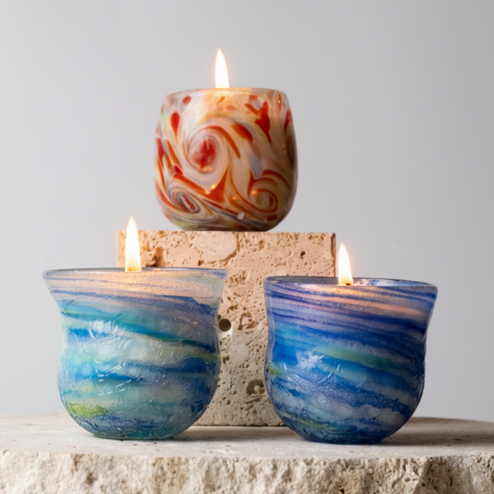 Ryukyu Glass Candle Collection