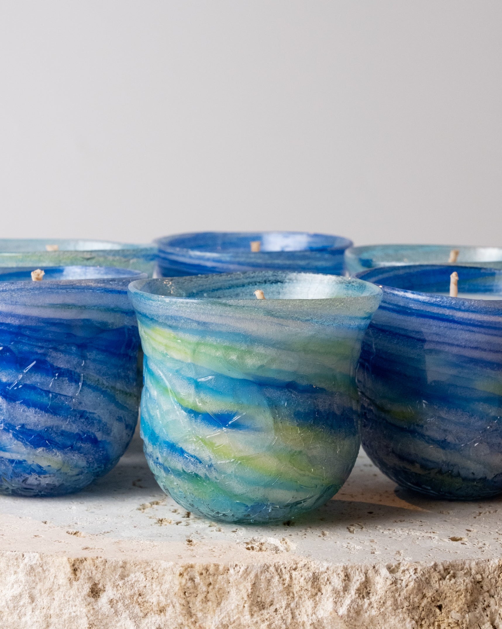 Uruma Ryukyu Glass Candle